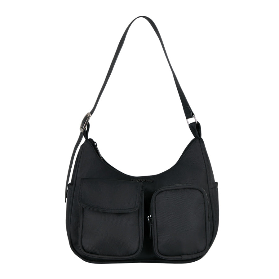MURIOKI- Carnation Multi Pocket Shoulder Bag for Women with Adjustable Strap G1034(27.5*9*19cm) - shop.murioki