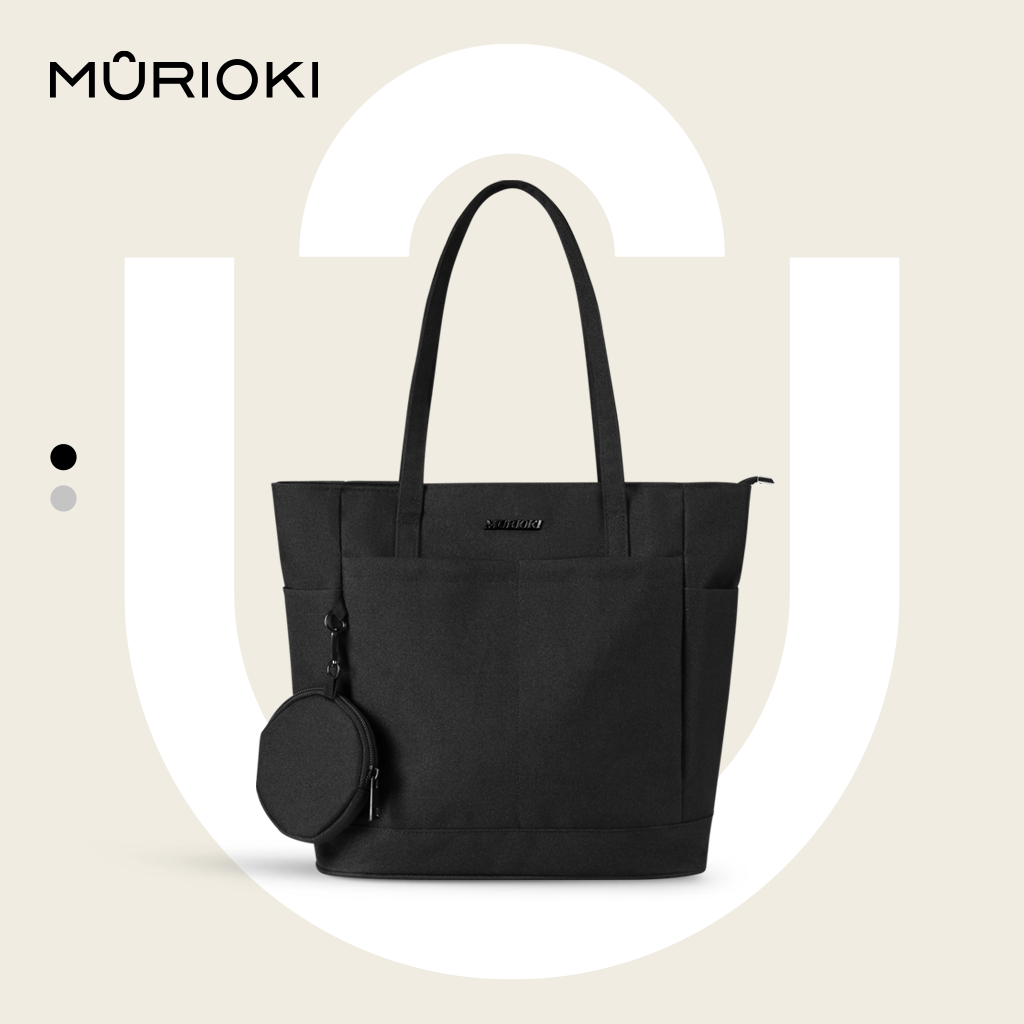MURIOKI-Echo Tote Bag with earphone bag G1023 (31*15*28cm) - shop.murioki