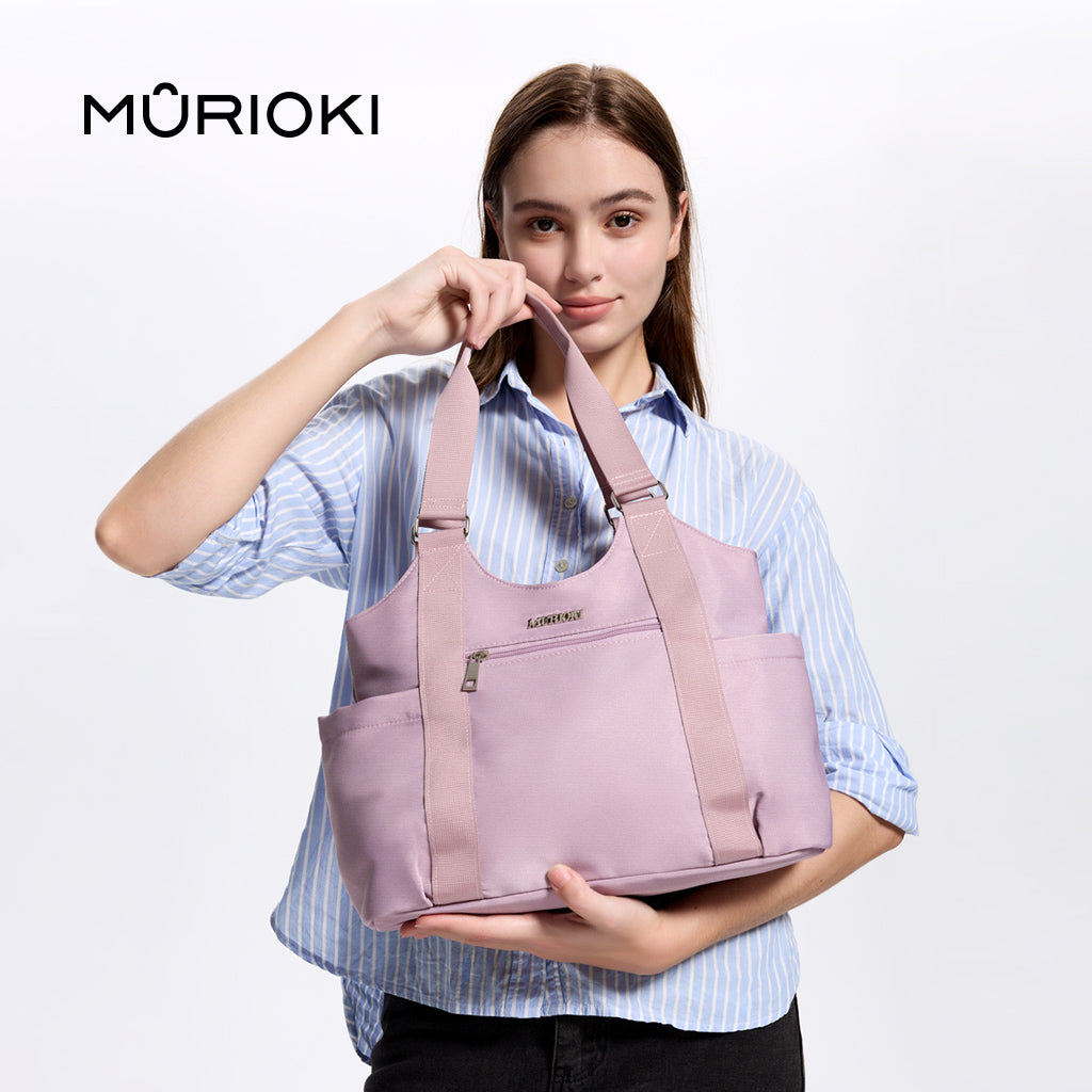 MURIOKI-Daisy Shoulder Bag for Women with Cup Holders Waterproof G1022 (35*12*31CM) - shop.murioki