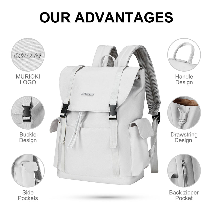 MURIOKI-Thursday Drawstring Backpack 14 Inch B1261 (27*12*37.5CM) - shop.murioki