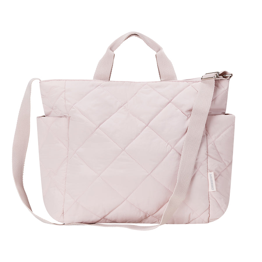 MURIOKI-Iris 14 Inch Lightweight Puffy Bag for Women with Adjustable Wide Cross-body Strap Pink Bag(29*14.5*31CM) - shop.murioki