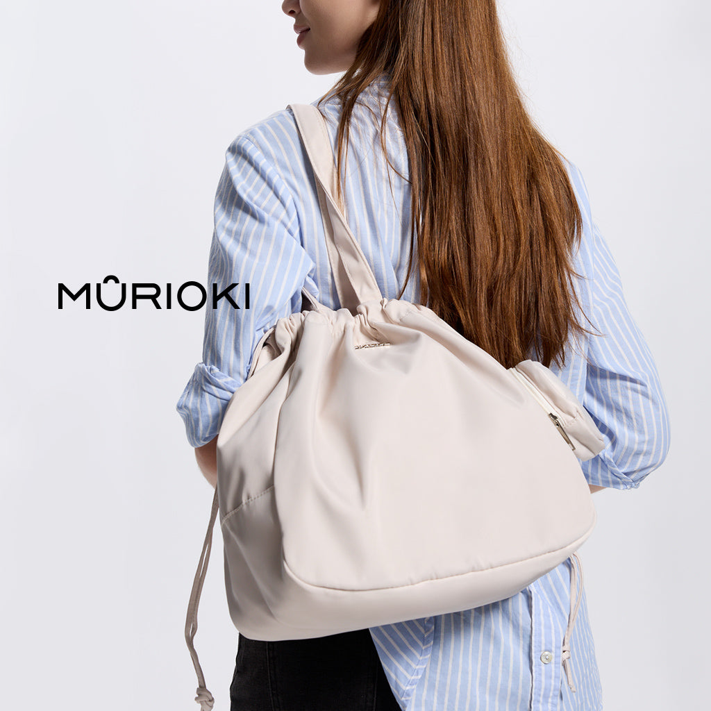 MURIOKI-Jasmine 16 Inch Laptop Tote Bag for College with Detachable Earphone Pouch G1031(47*16*34CM) - shop.murioki