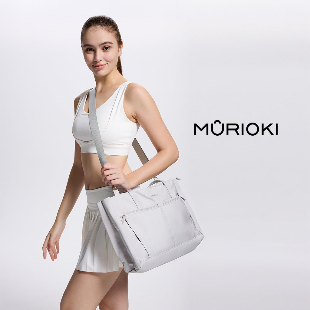 MURIOKI-Mystery Laptop Tote Bag with Cup Holders G1013 (41*28*13CM) - shop.murioki