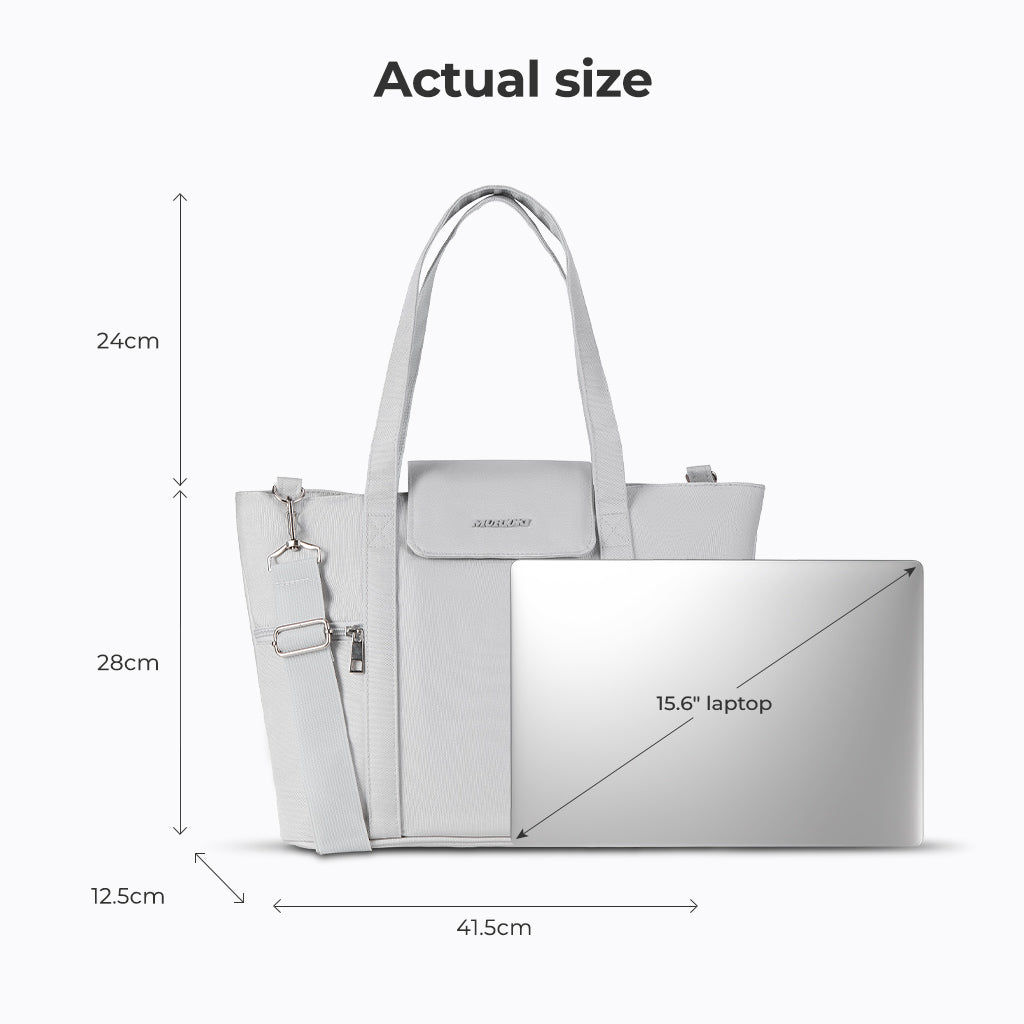 MURIOKI-Ocean 15.6 Inch Office Tote Bag for Women with Detachable Pouch G1015 (35*29*14CM) - shop.murioki