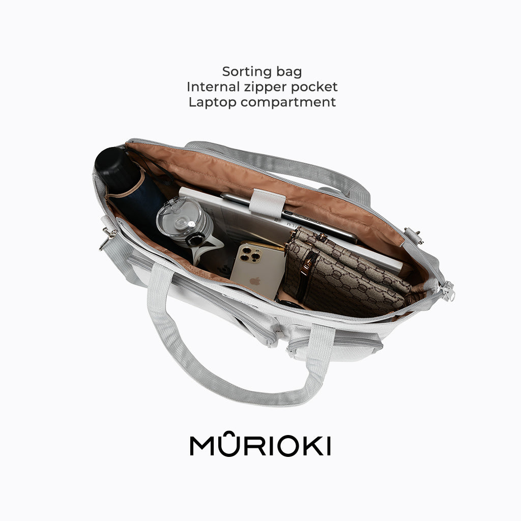 MURIOKI-Canyon Tote Bag with Headphone Zone G1021(35*15*29cm) - shop.murioki