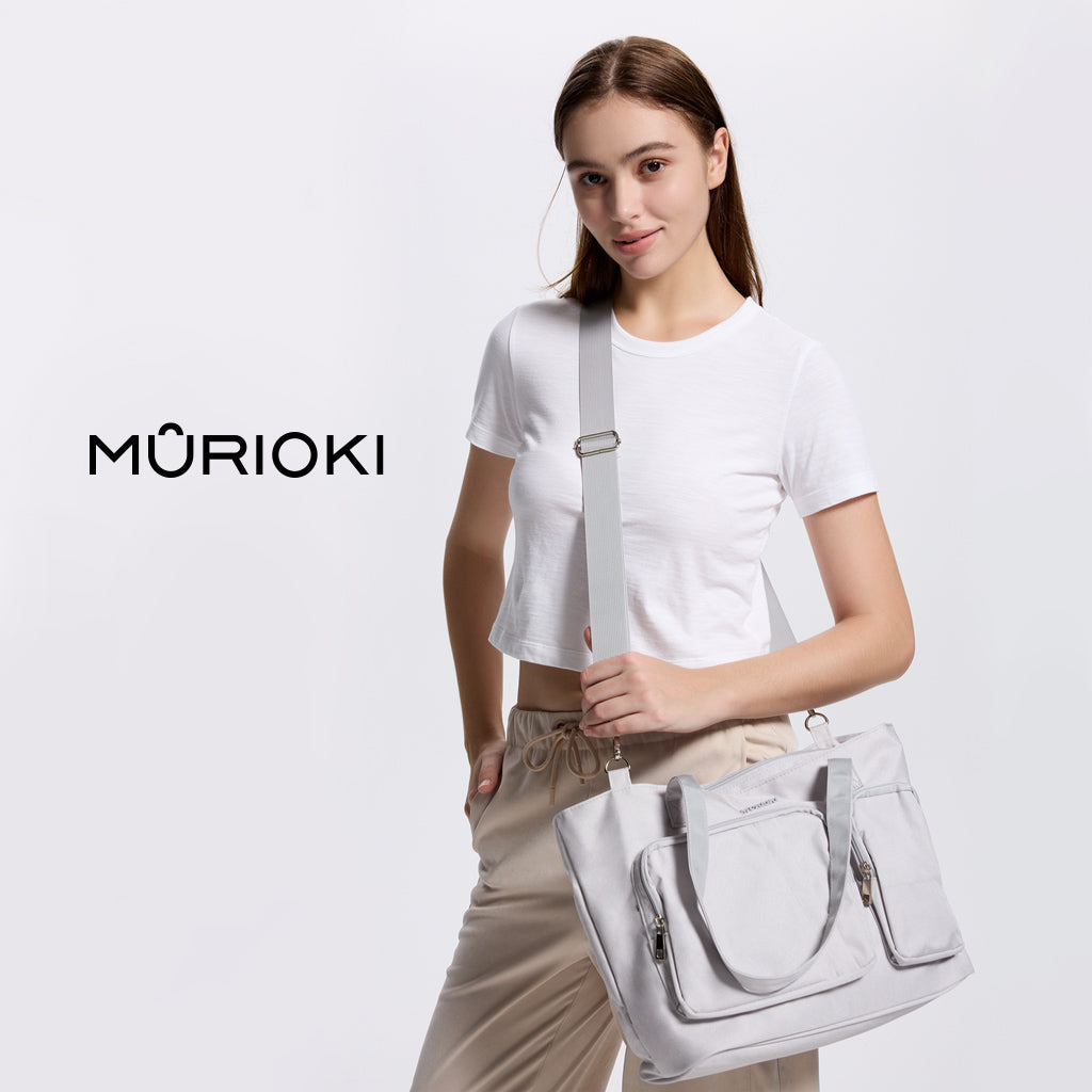 MURIOKI-Canyon Tote Bag with Headphone Zone G1021(35*15*29cm) - shop.murioki