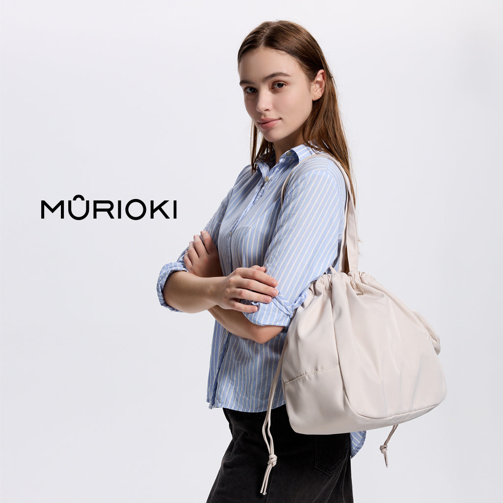 MURIOKI-Jasmine 16 Inch Laptop Tote Bag for College with Detachable Earphone Pouch G1031(47*16*34CM) - shop.murioki