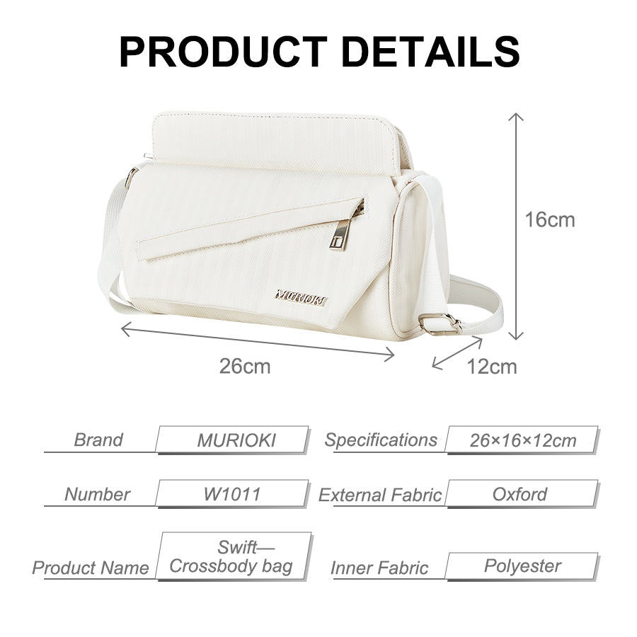 MURIOKI-Swift Crossbody bag W1011 (26*12*16cm) - shop.murioki