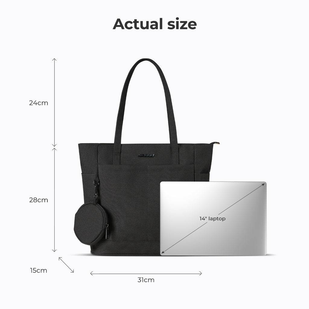 MURIOKI-Echo Tote Bag with earphone bag G1023 (31*15*28cm) - shop.murioki