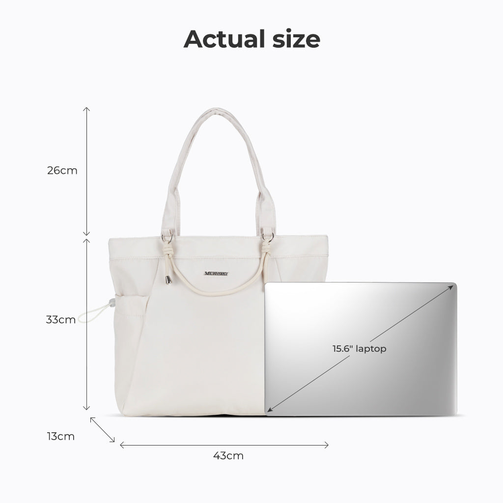 MURIOKI-Camellia ToteBag for Woman Large Capacity Bag with Cup Holders G1035(43*13*33cm) - shop.murioki