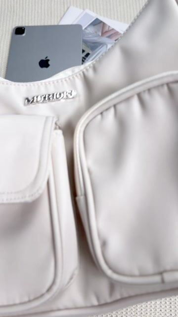 MURIOKI- Carnation Multi Pocket Shoulder Bag for Women with Adjustable Strap G1034(27.5*9*19cm) - shop.murioki