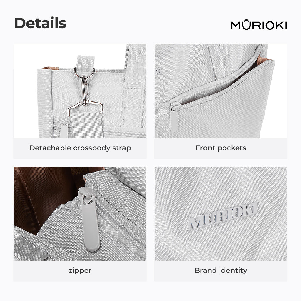 MURIOKI-Mystery Laptop Tote Bag with Cup Holders G1013 (41*28*13CM) - shop.murioki