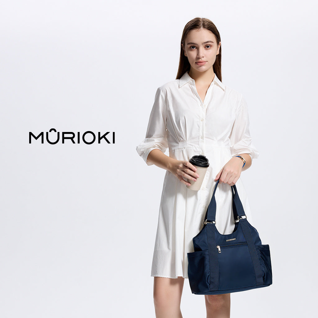MURIOKI-Daisy Shoulder Bag for Women with Cup Holders Waterproof G1022 (35*12*31CM) - shop.murioki