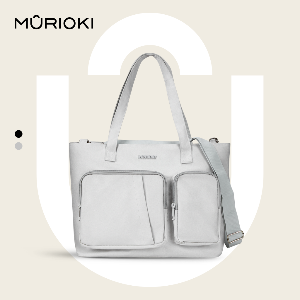 MURIOKI-Canyon Tote Bag with Headphone Zone G1021(35*15*29cm) - shop.murioki