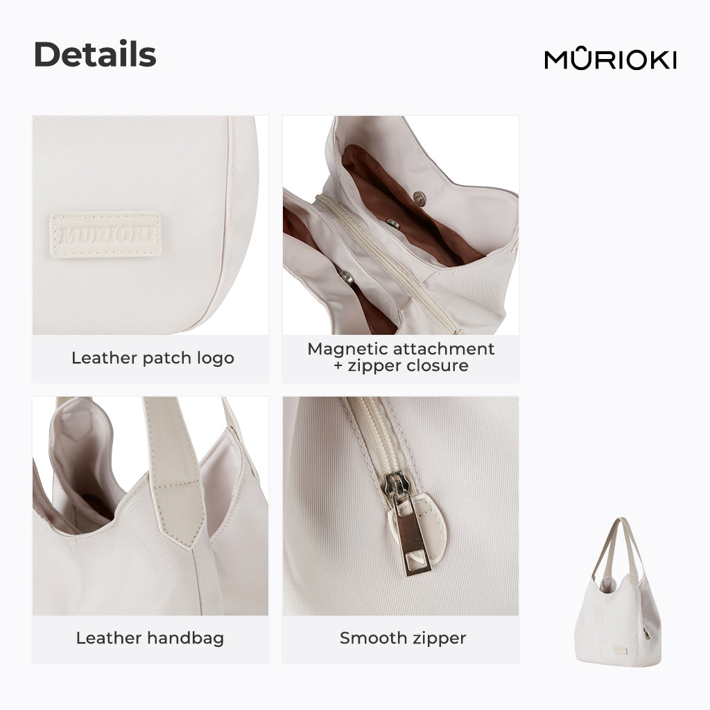 MURIOKI-Lily Daily Carry Bag for Women with Three Compartments G1032(29*10*31CM) - shop.murioki