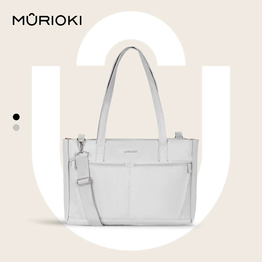 MURIOKI-Mystery Laptop Tote Bag with Cup Holders G1013 (41*28*13CM) - shop.murioki