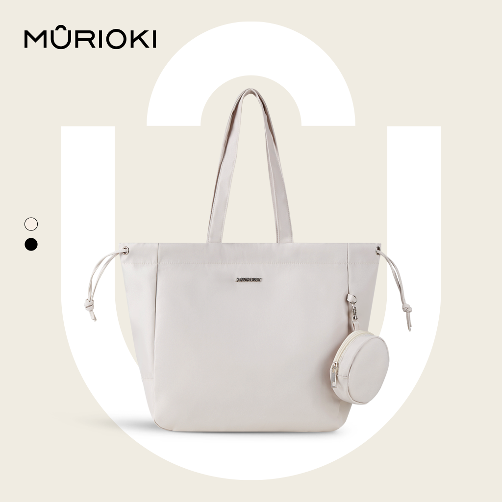 MURIOKI-Jasmine 16 Inch Laptop Tote Bag for College with Detachable Earphone Pouch G1031(47*16*34CM) - shop.murioki