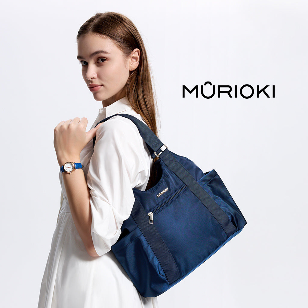 MURIOKI-Daisy Shoulder Bag for Women with Cup Holders Waterproof G1022 (35*12*31CM) - shop.murioki