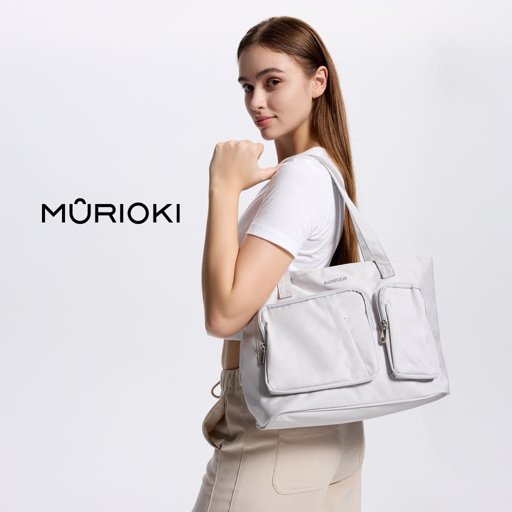 MURIOKI-Canyon Tote Bag with Headphone Zone G1021(35*15*29cm) - shop.murioki