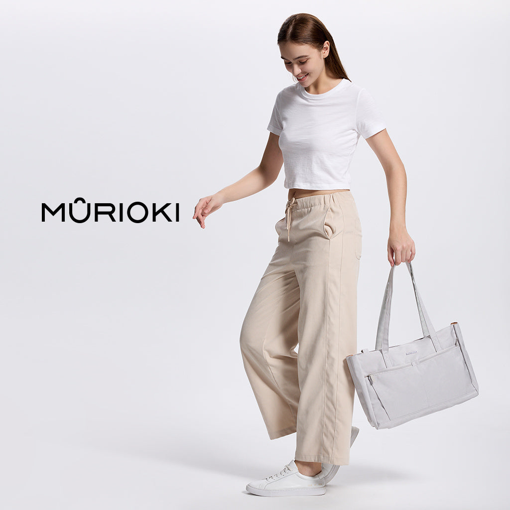 MURIOKI-Mystery Laptop Tote Bag with Cup Holders G1013 (41*28*13CM) - shop.murioki