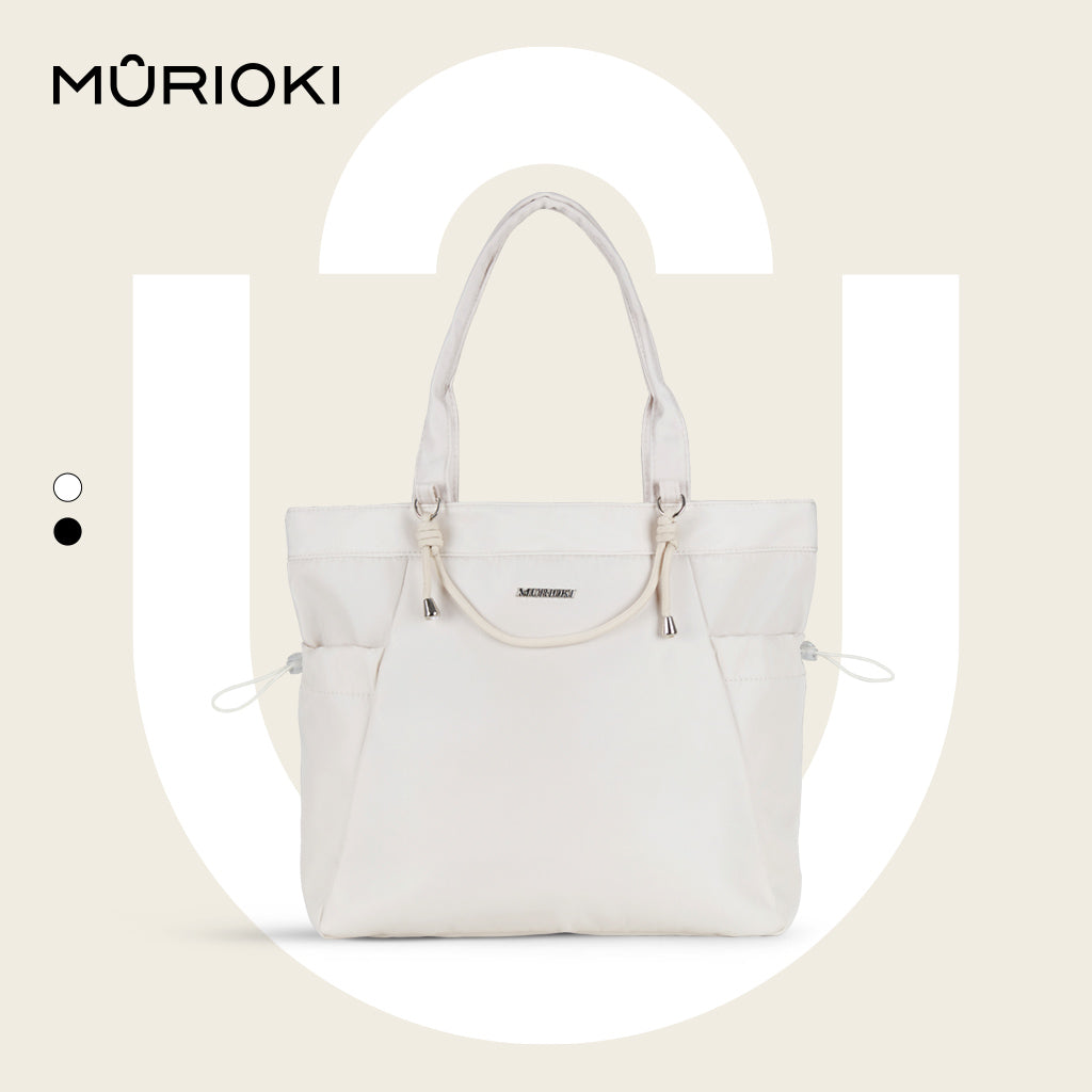MURIOKI-Camellia ToteBag for Woman Large Capacity Bag with Cup Holders G1035(43*13*33cm) - shop.murioki