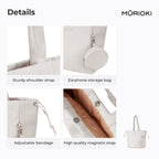 MURIOKI-Jasmine 16 Inch Laptop Tote Bag for College with Detachable Earphone Pouch G1031(47*16*34CM) - shop.murioki