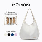 MURIOKI-Lily Daily Carry Bag for Women with Three Compartments G1032(29*10*31CM)