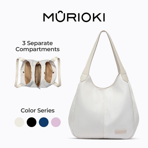 MURIOKI-Lily Daily Carry Bag for Women with Three Compartments G1032(29*10*31CM)