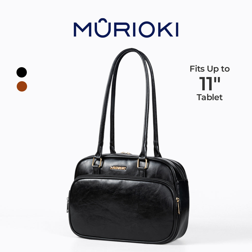 MURIOKI Boston Bag Shoulder Bag for Woman 11" Armpit Bag, Nicole L1052(31*21*18cm) メイン画像