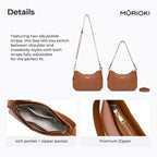 MURIOKI-Stella Armpit Bag for Woman with Dual Purpose Shoulder Strap L1044(31*10*20CM)