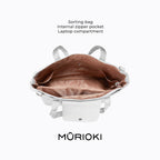 MURIOKI-Nature Tote Bag with Laptop Compartments G1016 (35x29x14CM) - shop.murioki