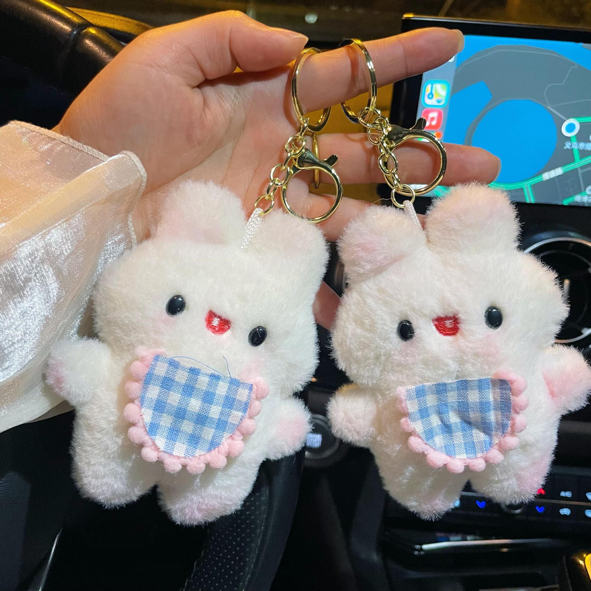 [Bag Accessory]MURIOKI Plush Rabbit Pendant Doll Accessory Bag Pendant - shop.murioki