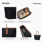 MURIOKI-Grace ToteBag for Woman 14In Large Capacity with Detachable Pouch G1041(28*12*31cm)
