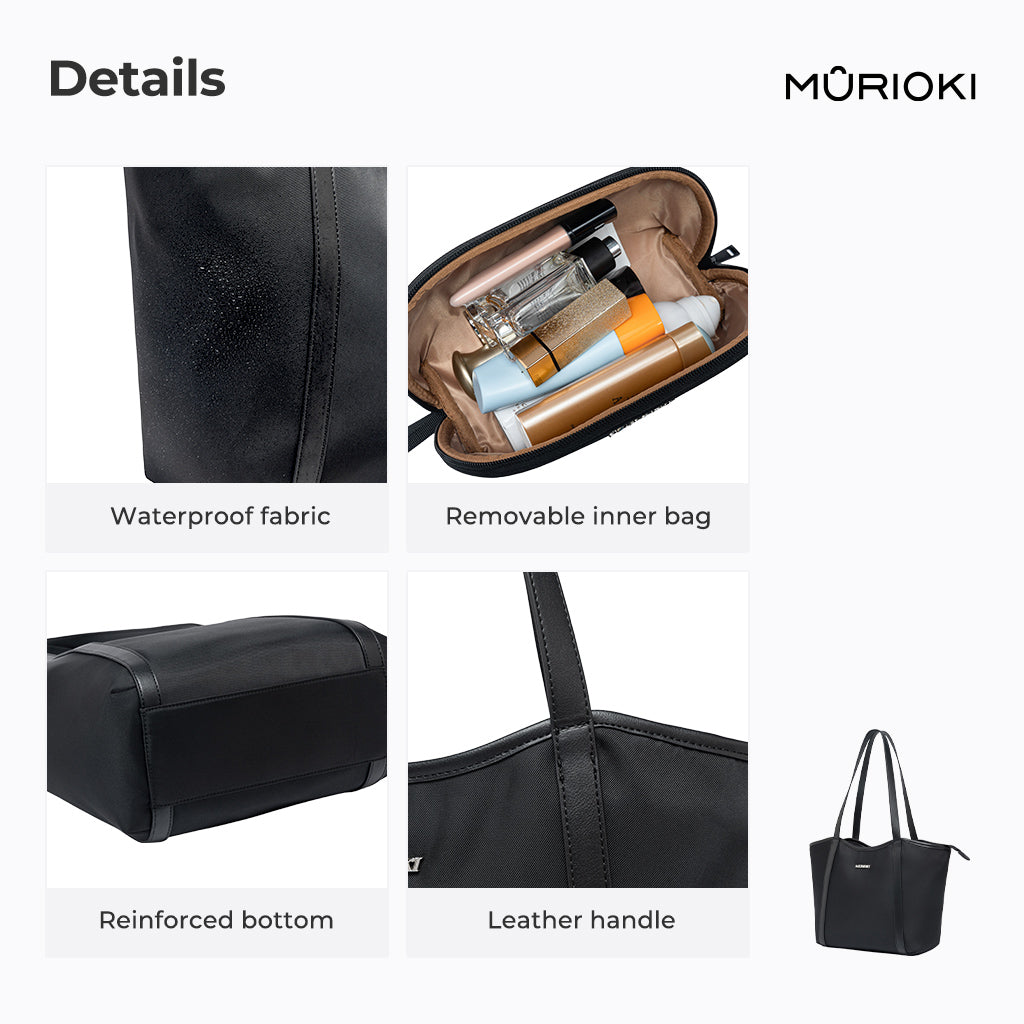 MURIOKI-Lydia Shoulder Bag for Woman Large Capacity with Detachable Pouch G1042(28*12*31cm)