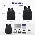MURIOKI Mint-Lightweight Travel Bag Unisex Waterproof Backpack 14"/16" B1460 (31*15*42cm)