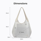 MURIOKI-Lily Daily Carry Bag for Women with Three Compartments G1032(29*10*31CM)