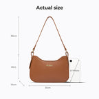 MURIOKI-Stella Armpit Bag for Woman with Dual Purpose Shoulder Strap L1044(31*10*20CM)