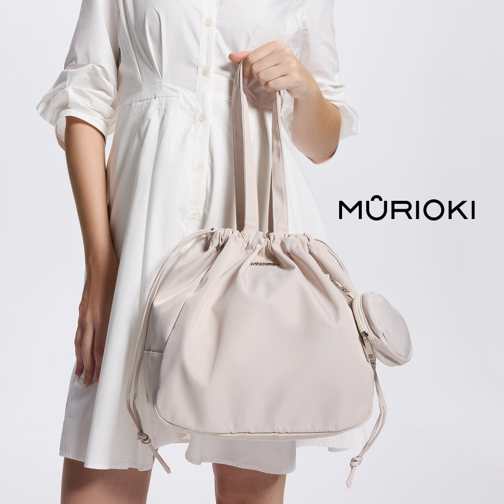 MURIOKI-Jasmine 16 Inch Laptop Tote Bag for College with Detachable Earphone Pouch G1031(47*16*34CM) - shop.murioki