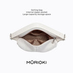 MURIOKI-Jade Twill Hobo bag for Woman with Adjustable Shoulder Strap G1043(31*10*20CM)