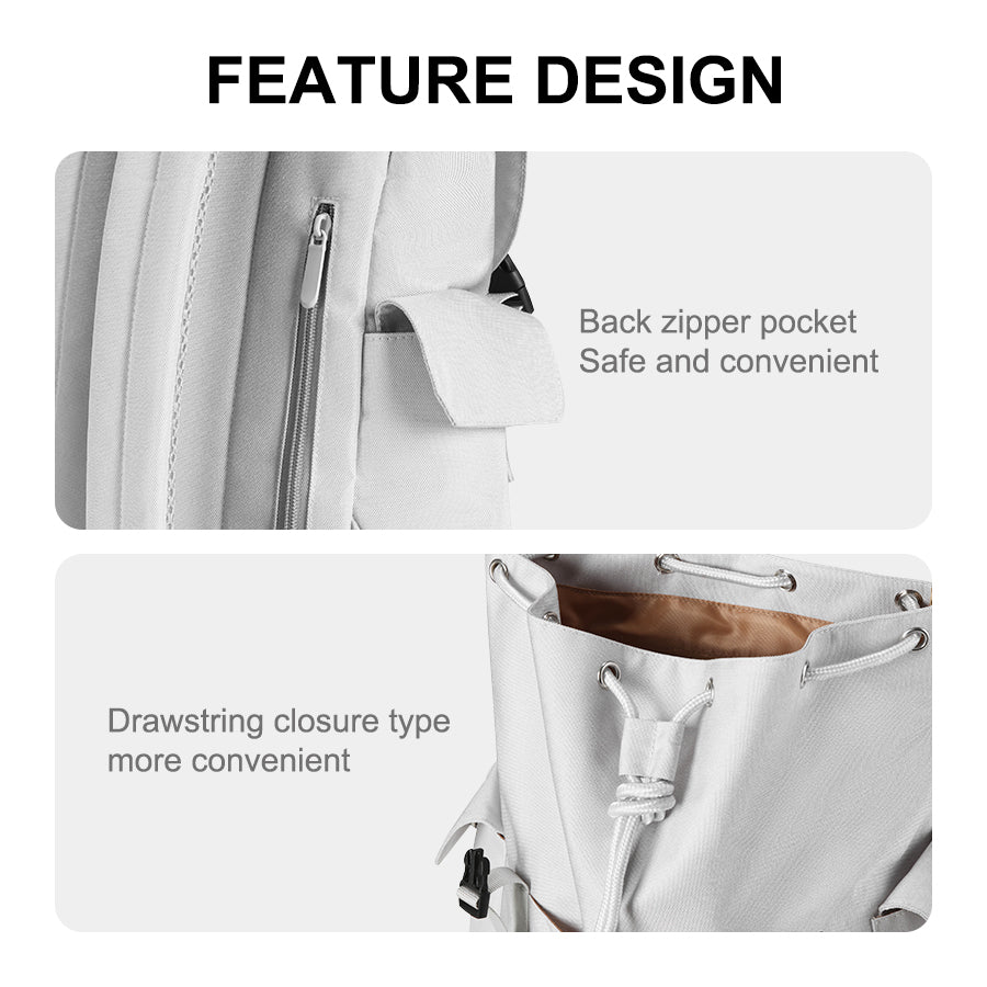 MURIOKI-Thursday Drawstring Backpack 14 Inch B1261 (27*12*37.5CM) - shop.murioki