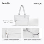 MURIOKI-Glacier 15.6-inch Laptop Office Bag Large Capacity with Adjustable Strap G1018(35*12*29cm) - shop.murioki