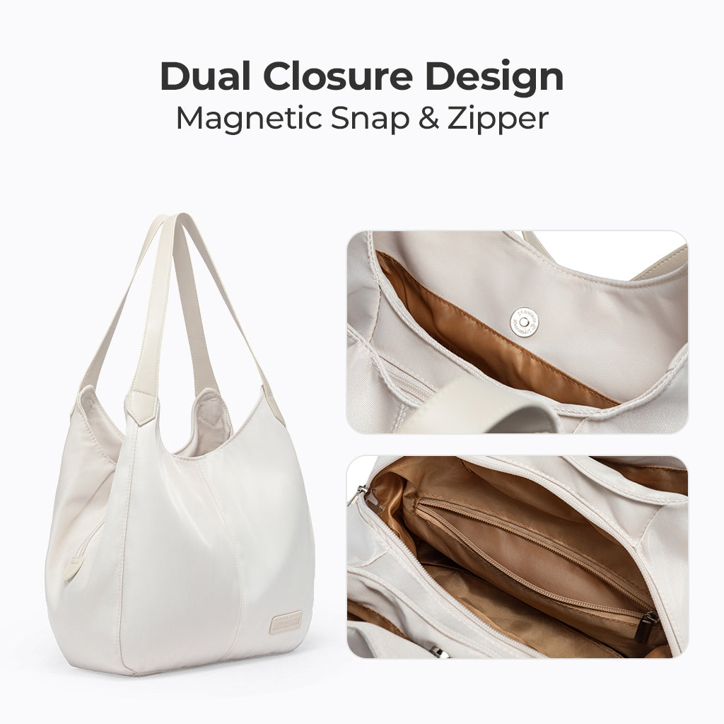 MURIOKI-Lily Daily Carry Bag for Women with Three Compartments G1032(29*10*31CM)