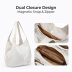 MURIOKI-Lily Daily Carry Bag for Women with Three Compartments G1032(29*10*31CM)