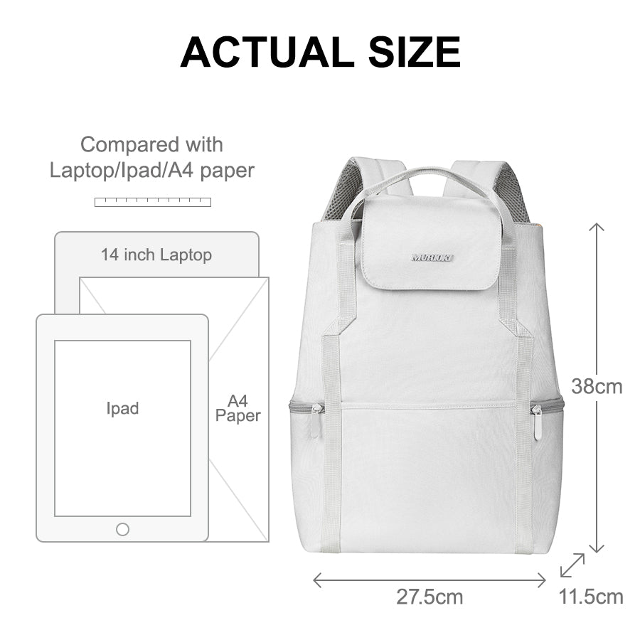MURIOKI-Monday 14 Inch Backpack B1250 (27.5*11.5*38CM) - shop.murioki
