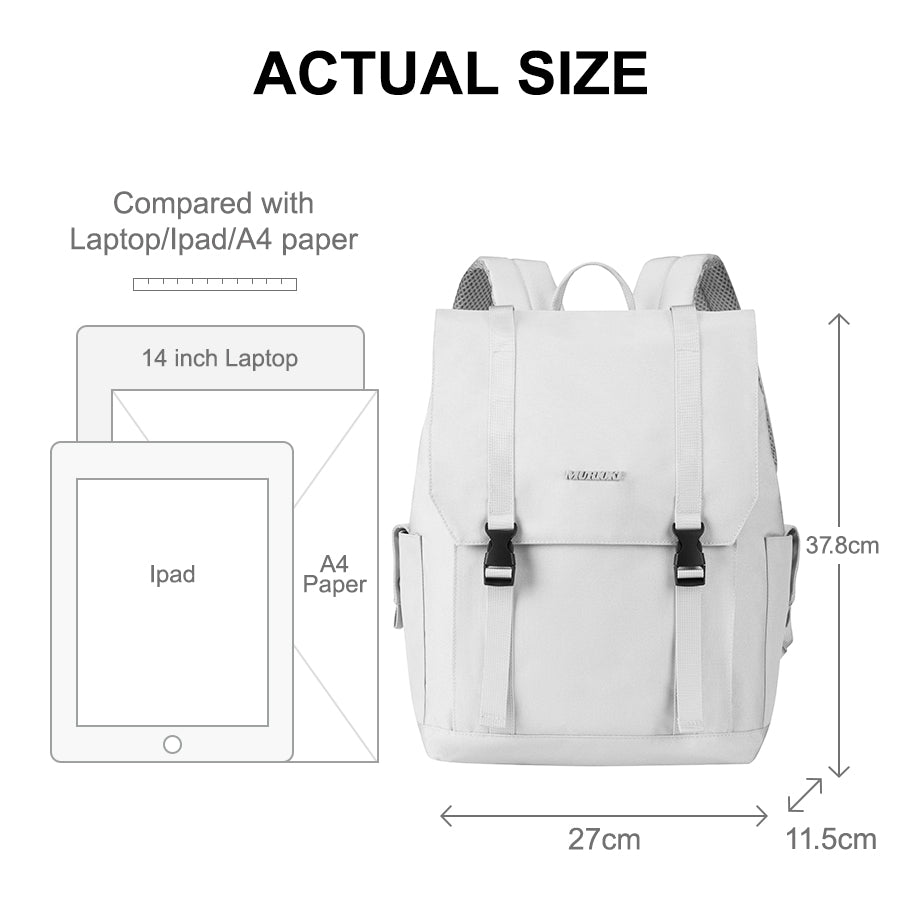 MURIOKI-Wednesday 14 Inch Backpack B1260 (27*11.5*37.8CM