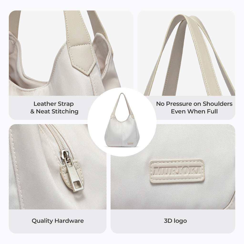 MURIOKI-Lily Daily Carry Bag for Women with Three Compartments G1032(29*10*31CM)