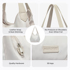 MURIOKI-Lily Daily Carry Bag for Women with Three Compartments G1032(29*10*31CM)