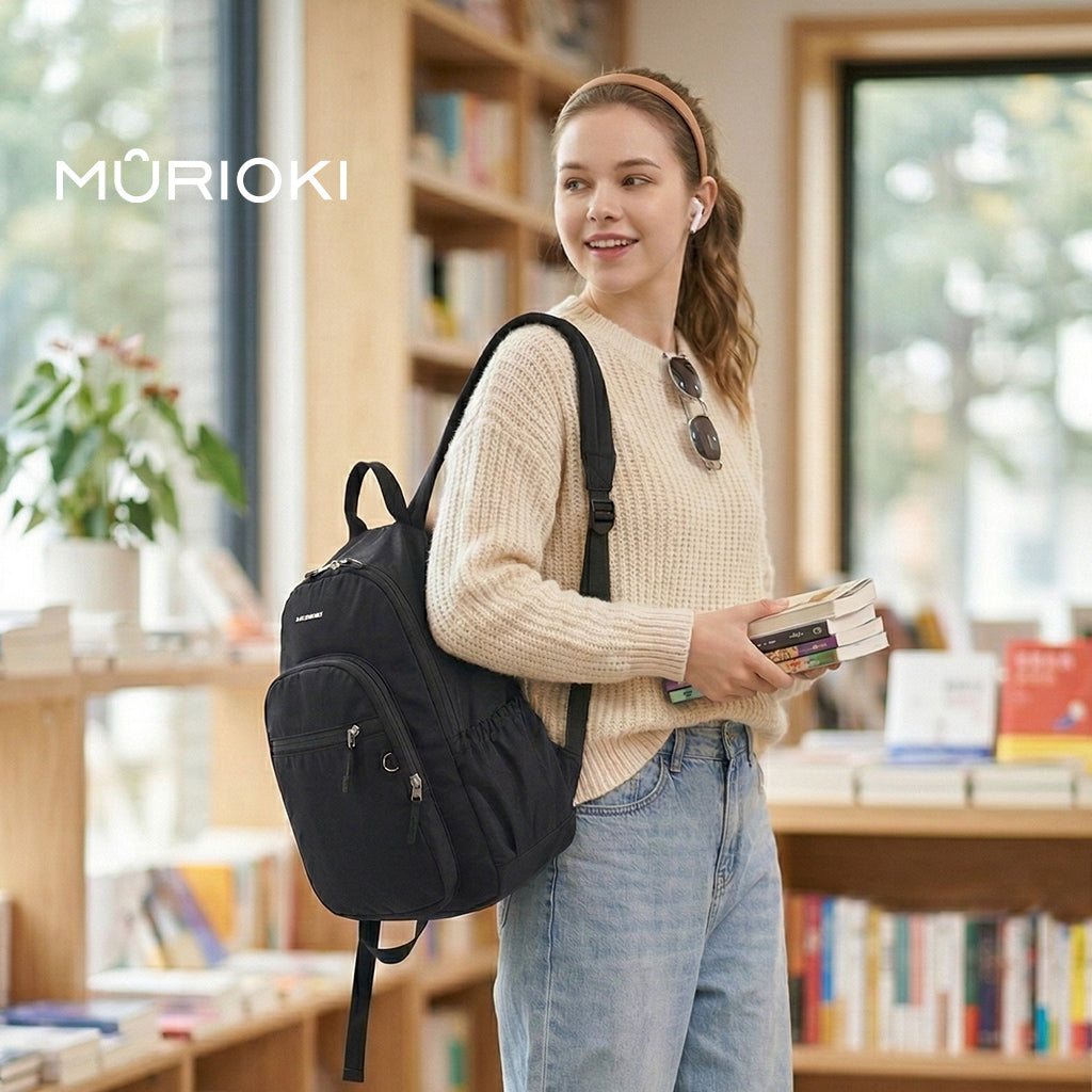 MURIOKI Mint-Lightweight Travel Bag Unisex Waterproof Backpack 14"/16" B1460 (31*15*42cm)
