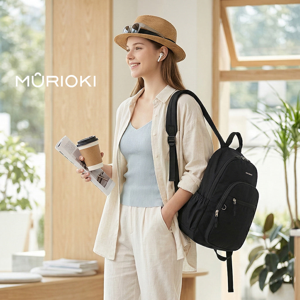 MURIOKI Mint-Lightweight Travel Bag Unisex Waterproof Backpack 14"/16" B1460 (31*15*42cm)