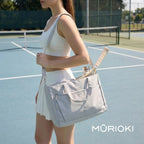 MURIOKI-ミステリーラップトップトートバッグ カップホルダー付き G1013 (41*28*13CM) 